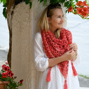 Zinnia Granny Shawl Crochet Pattern - Handy Little Me Shop