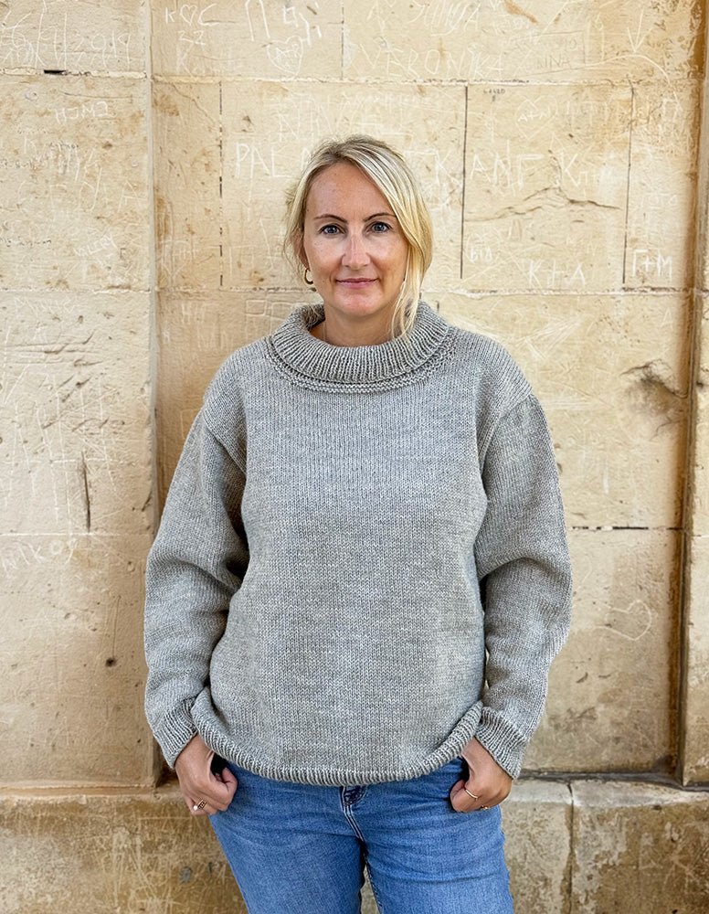 Turtleneck Sweater Pattern (Knit In The Round) - Handy Little Me Shop