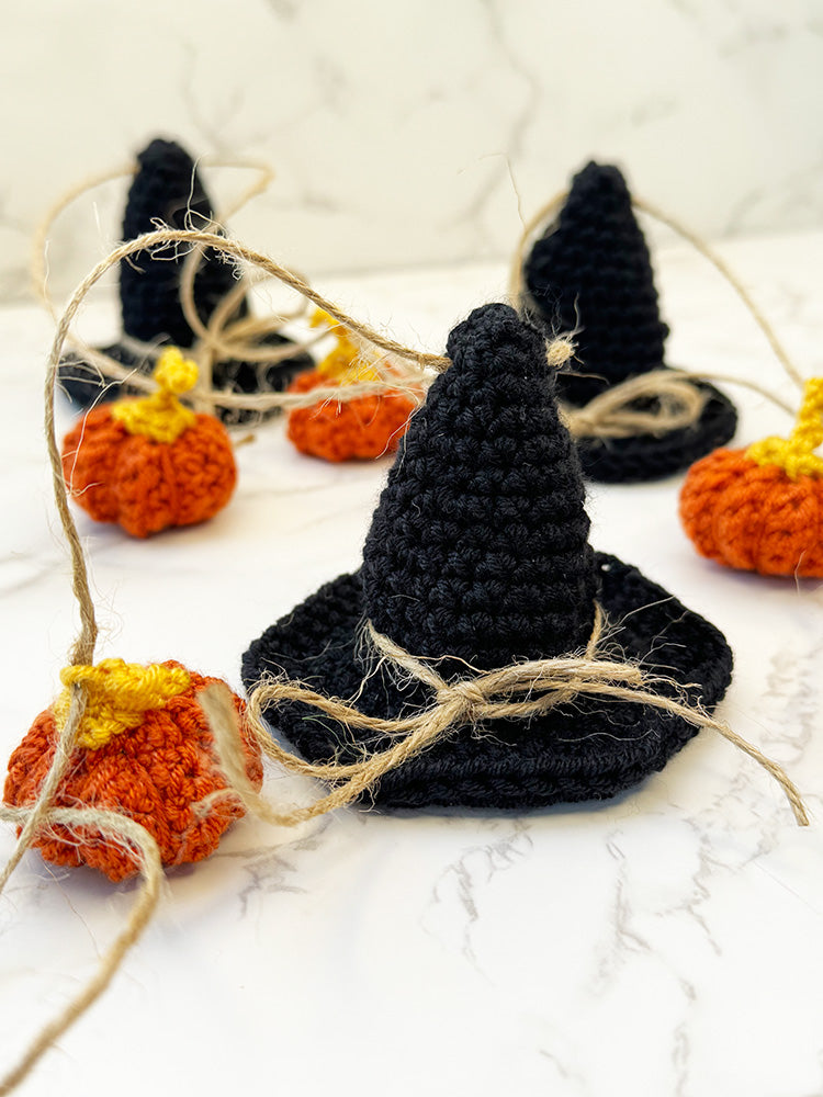 Crochet Halloween Garland Pattern