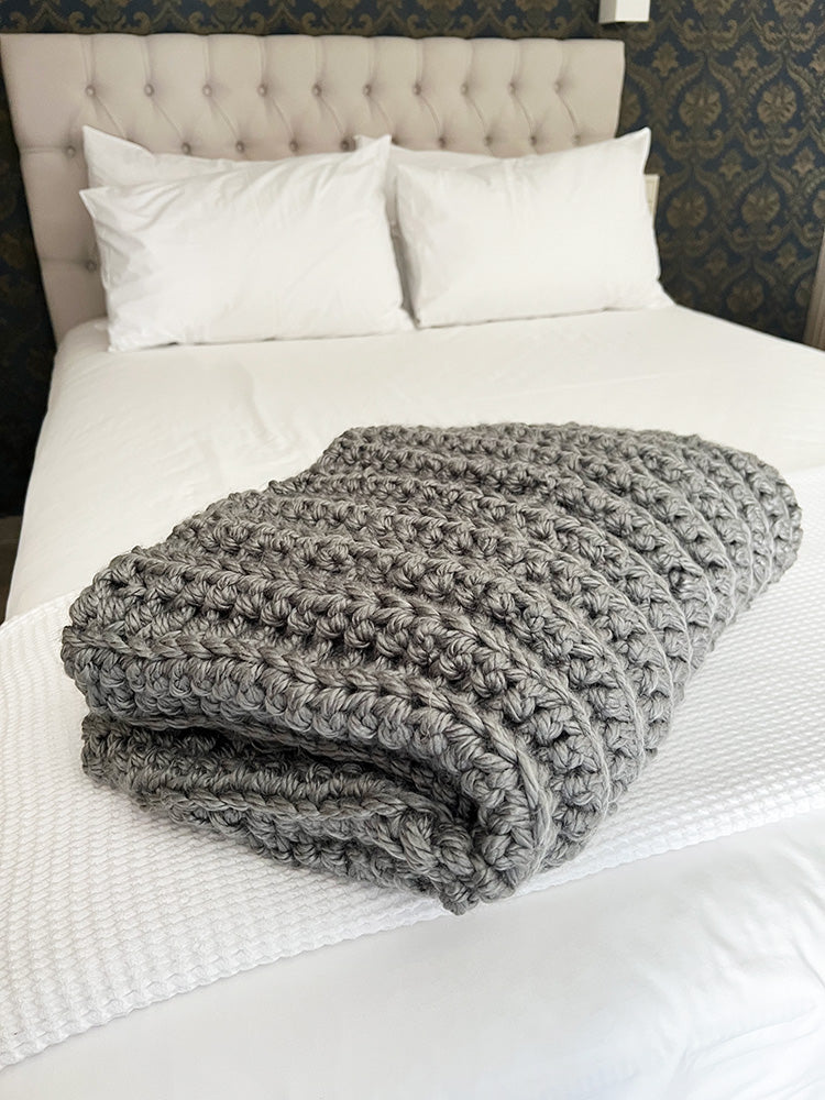 Chunky Crochet Blanket Pattern – Handy Little Me Shop
