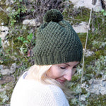 Irish Moss Stitch Hat Knitting Pattern