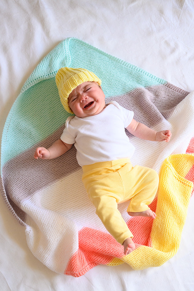 Beginner Knit Baby Blanket Pattern