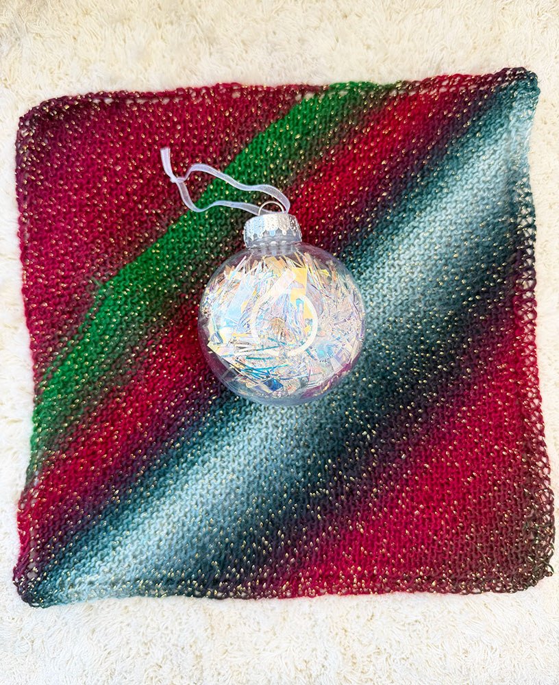 Knitted Christmas Bauble Cover Pattern - Handy Little Me Shop