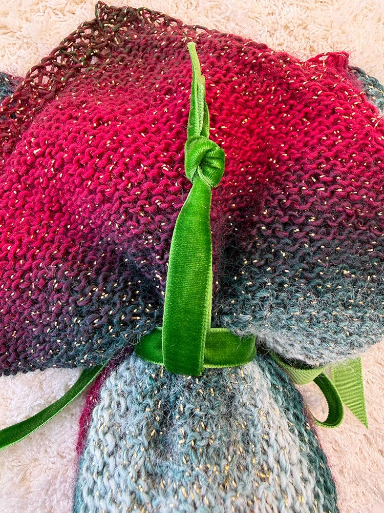 Knitted Christmas Bauble Cover Pattern - Handy Little Me Shop