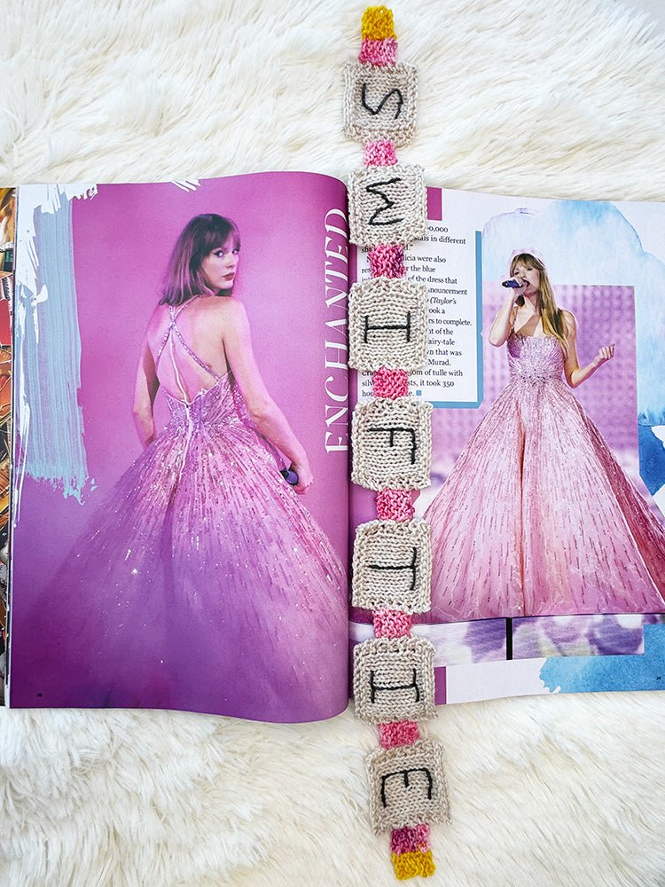 Swiftie Bracelet Bookmark Knitting Pattern - Handy Little Me Shop