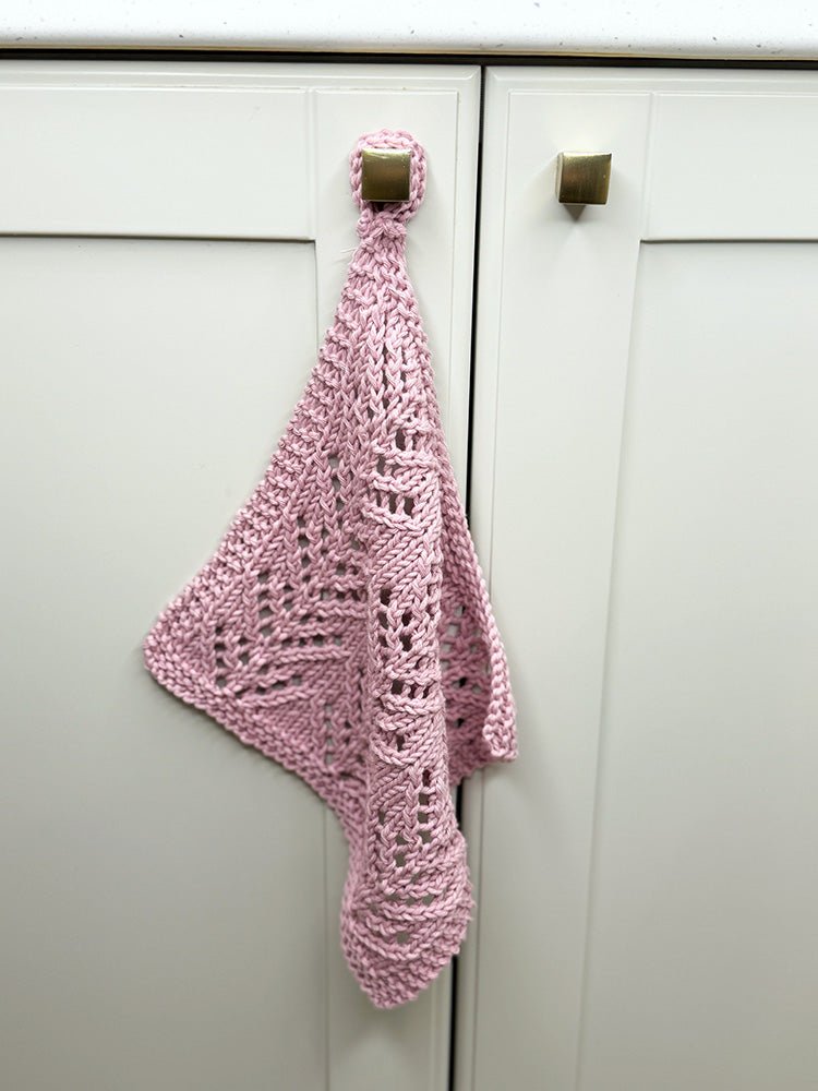 Blush Ballroom Lace Dishcloth Knitting Pattern PDF - Handy Little Me Shop