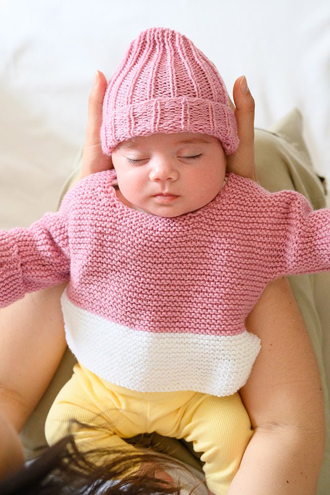 Flat Knit Baby Hat Pattern - Handy Little Me Shop