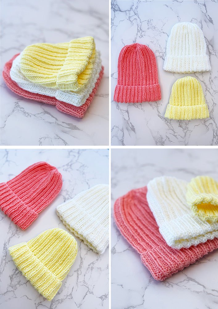 Flat Knit Baby Hat Pattern - Handy Little Me Shop
