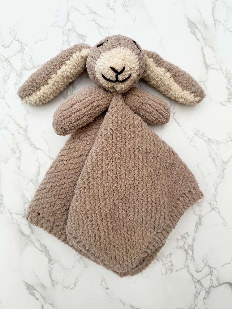 Bunny Baby Blankie Knitting Pattern - Handy Little Me Shop