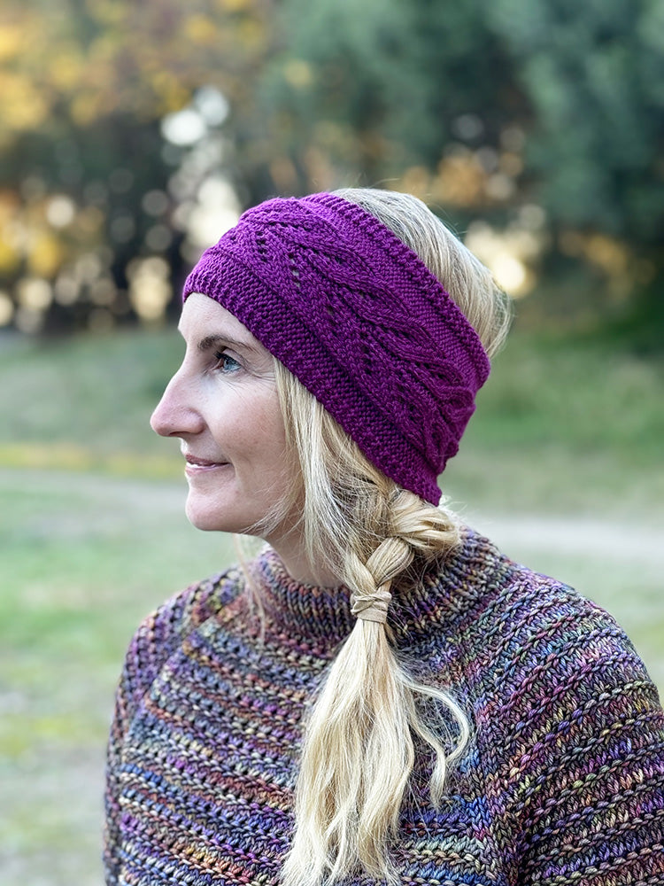 Woodland Whispers Headband Knitting Pattern