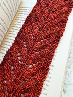 Willow Bookmark Knitting Pattern