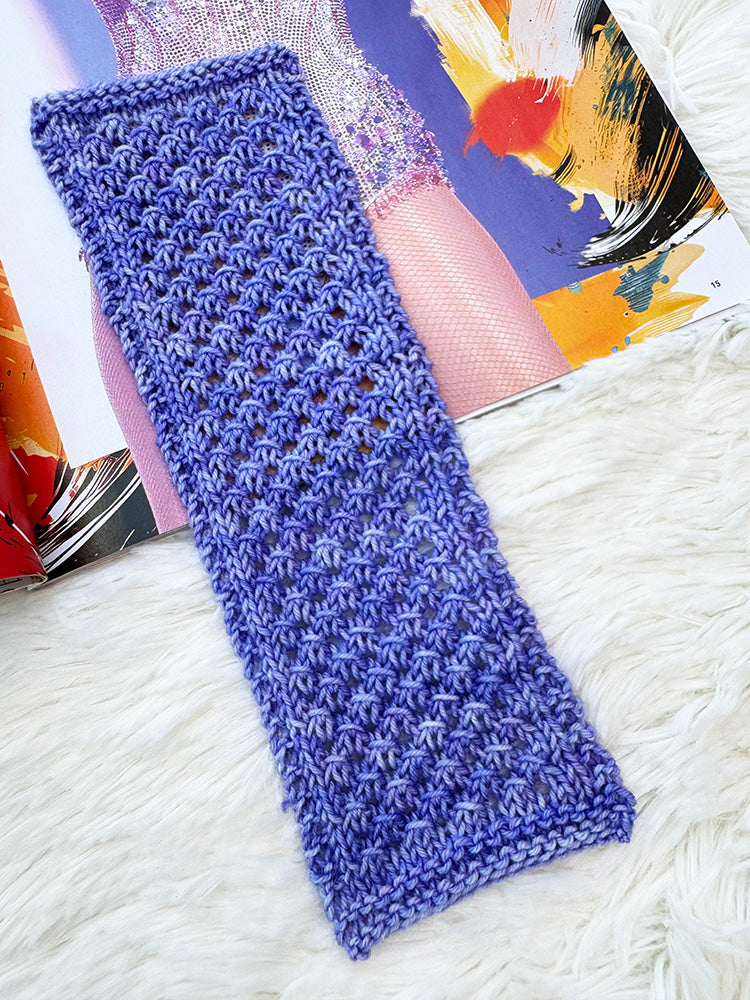 Speak Now Bookmark Knitting Pattern