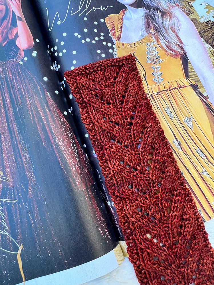 Willow Bookmark Knitting Pattern - Handy Little Me Shop