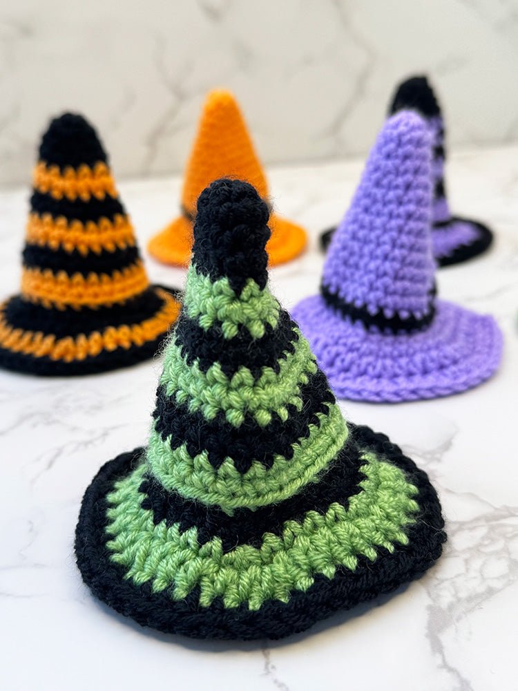 Crochet Mini Witch Hat Pattern - Handy Little Me Shop