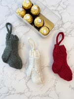 Merry Mini Christmas Stocking Knitting Pattern