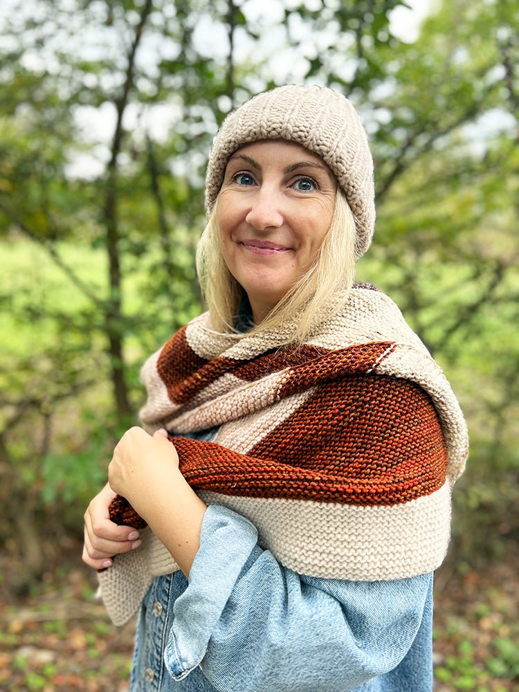 Stash Busting Shawl Knitting Pattern - Handy Little Me Shop