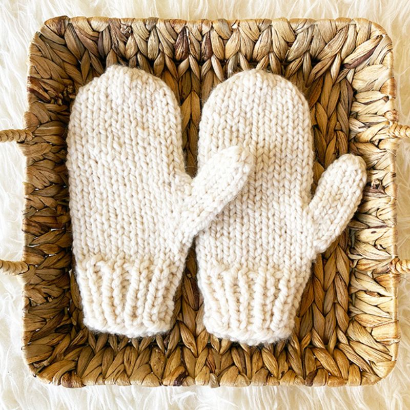 Easy Mittens Knitting Pattern