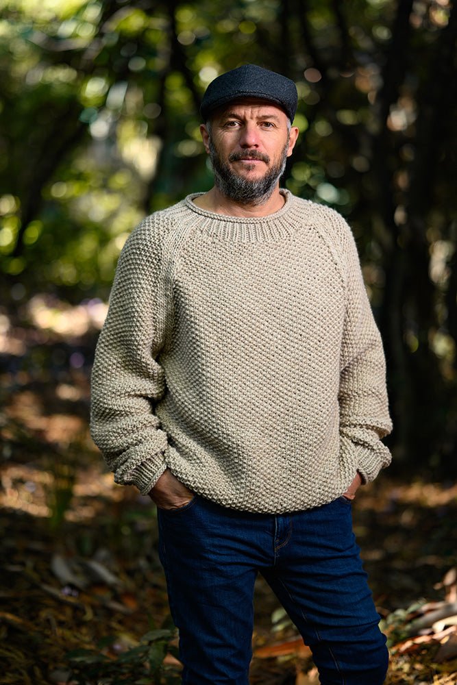 Cozy Cabin Sweater Knitting Pattern (Men's) - Handy Little Me Shop