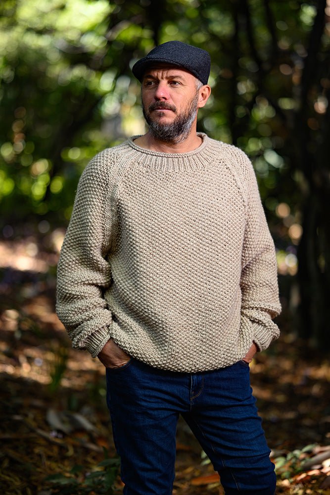 Cozy Cabin Sweater Knitting Pattern (Men's) - Handy Little Me Shop