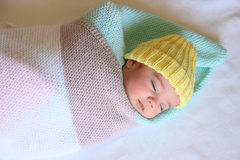 Flat Knit Baby Hat Pattern