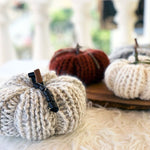 Pumpkin Knitting Pattern {Easy + Quick}