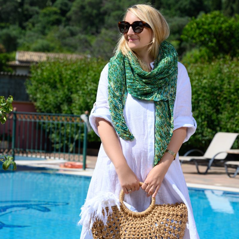 Shades Of Water Shawl Knitting Pattern - Handy Little Me Shop