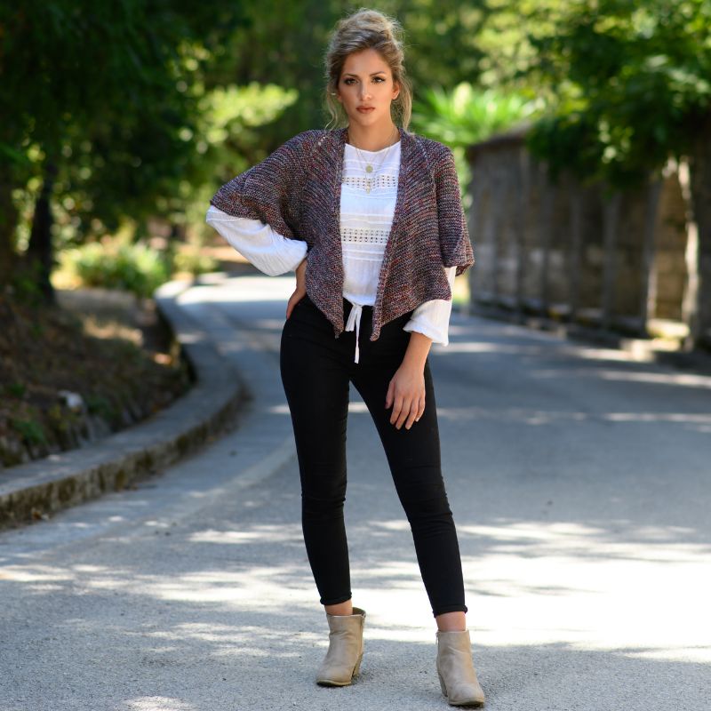 Easy Top - Down Crescent Shawl Knitting Pattern - Handy Little Me Shop