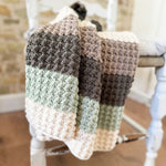 Crochet Baby Blanket (Blanket Stitch)