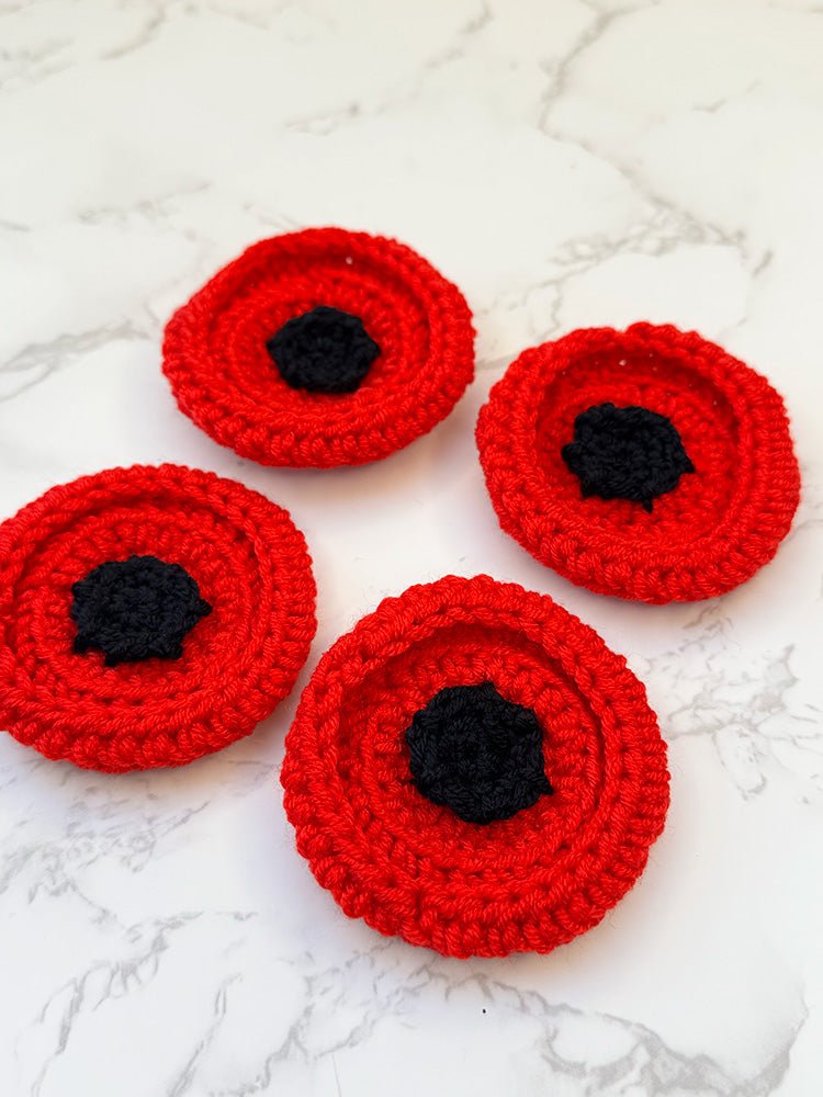 Crochet Poppy Pattern - Handy Little Me Shop