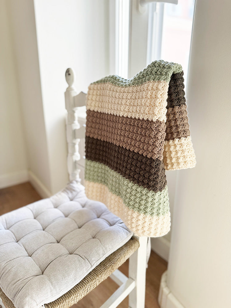 Crochet Baby Blanket (Blanket Stitch)