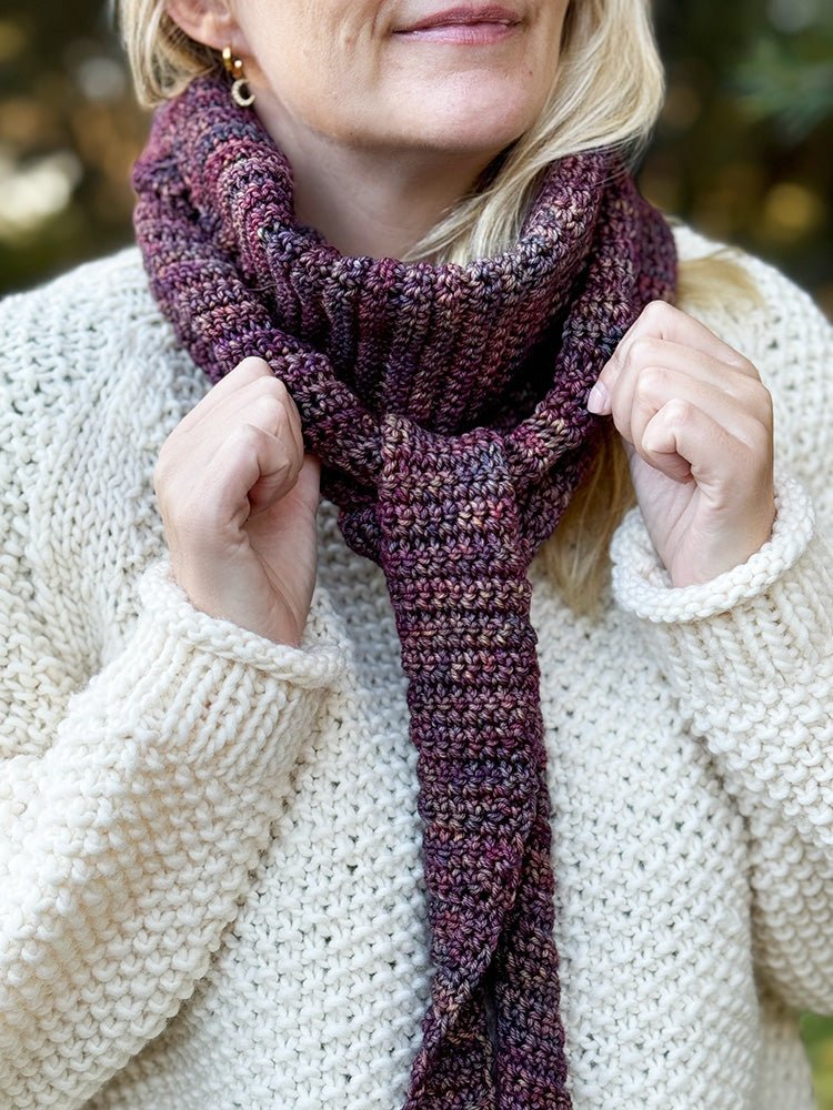 Crochet Skinny Scarf Pattern - Handy Little Me Shop