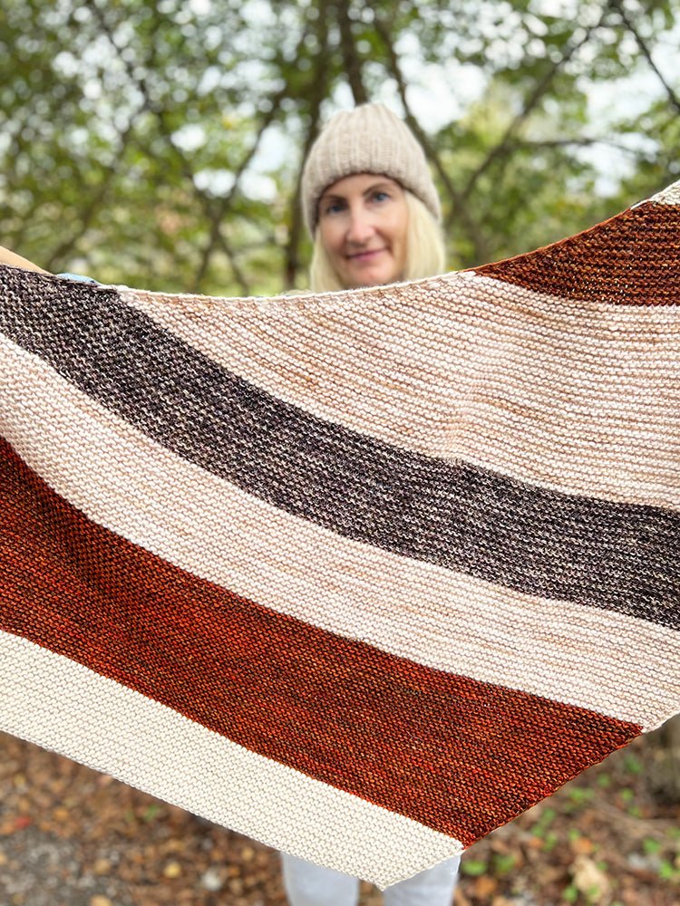 Stash Busting Shawl Knitting Pattern - Handy Little Me Shop