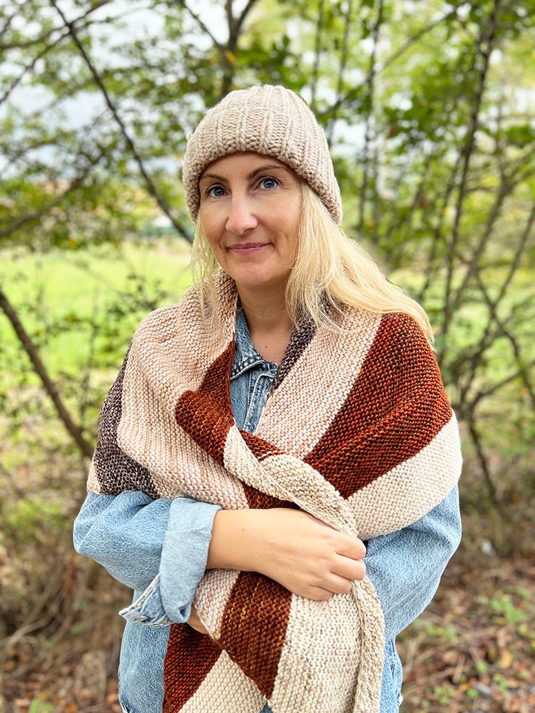 Stash Busting Shawl Knitting Pattern - Handy Little Me Shop