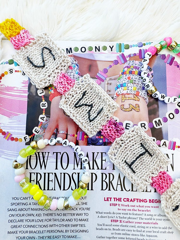 Swiftie Bracelet Bookmark Knitting Pattern - Handy Little Me Shop