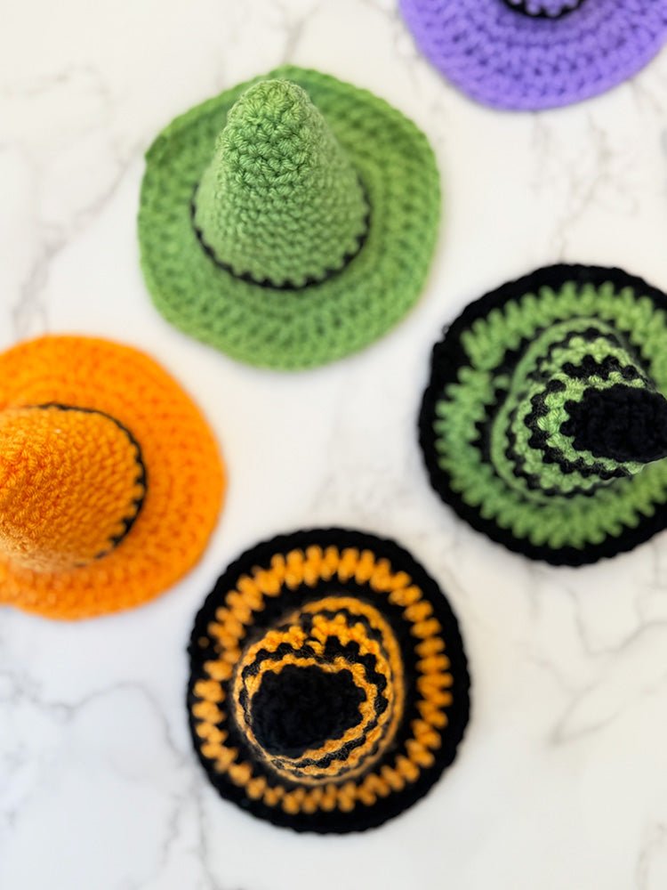 Crochet Mini Witch Hat Pattern - Handy Little Me Shop
