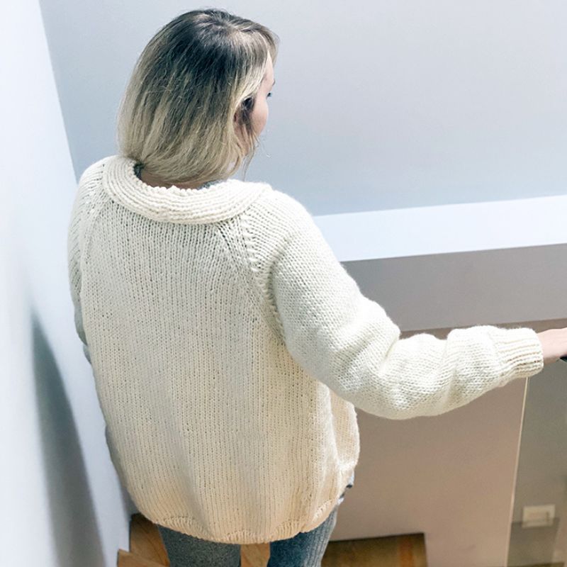 Stay Home Cardigan Knitting Pattern - Handy Little Me Shop