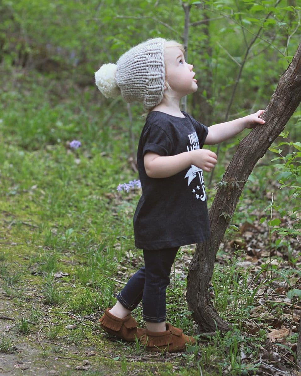 Toddler Beanie Hat Knitting Pattern - Handy Little Me Shop