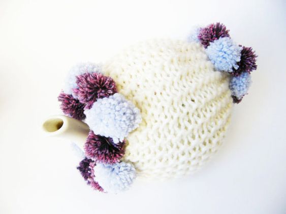 Pom Tea Cosy Knitting Pattern - Handy Little Me Shop