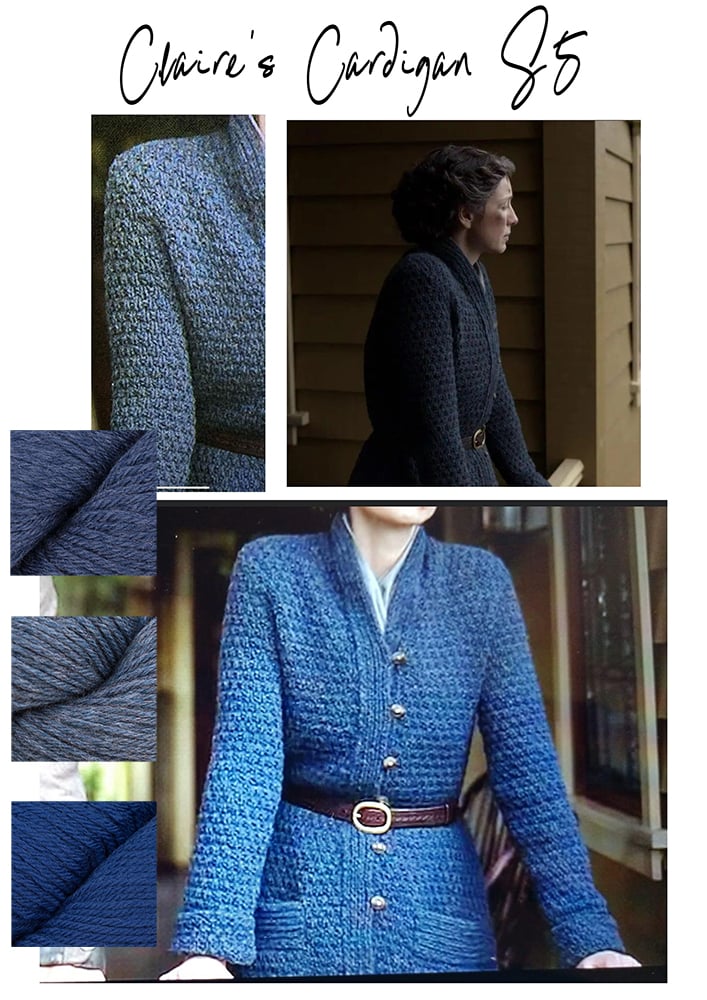Claire's Blue Cardigan Knitting Pattern - Handy Little Me Shop