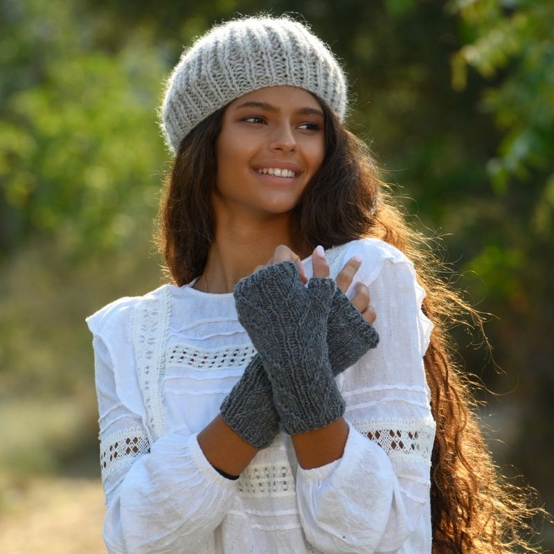 Apothecary Fingerless Gloves Knitting Pattern - Handy Little Me Shop