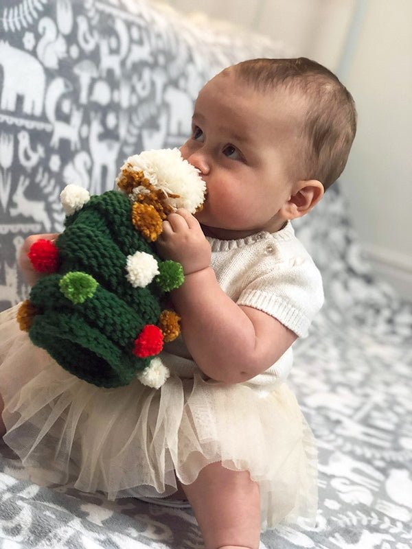 Christmas Tree Hat Knitting Pattern - Handy Little Me Shop