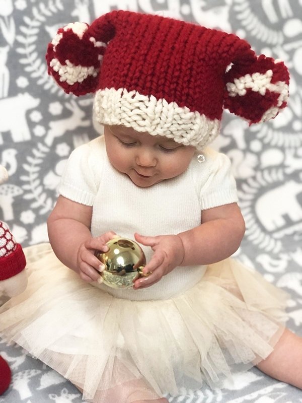 Santa Sack Hat Knitting Pattern - Handy Little Me Shop