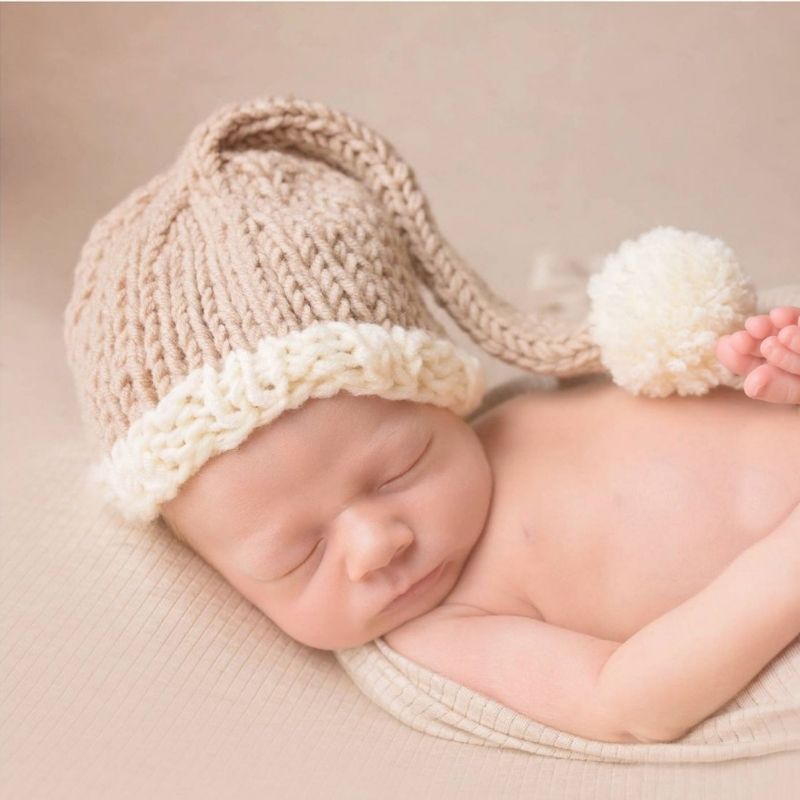 Baby Pom Hat Knitting Pattern