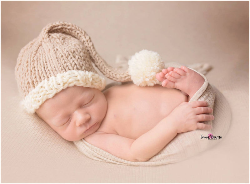Baby Pom Hat Knitting Pattern