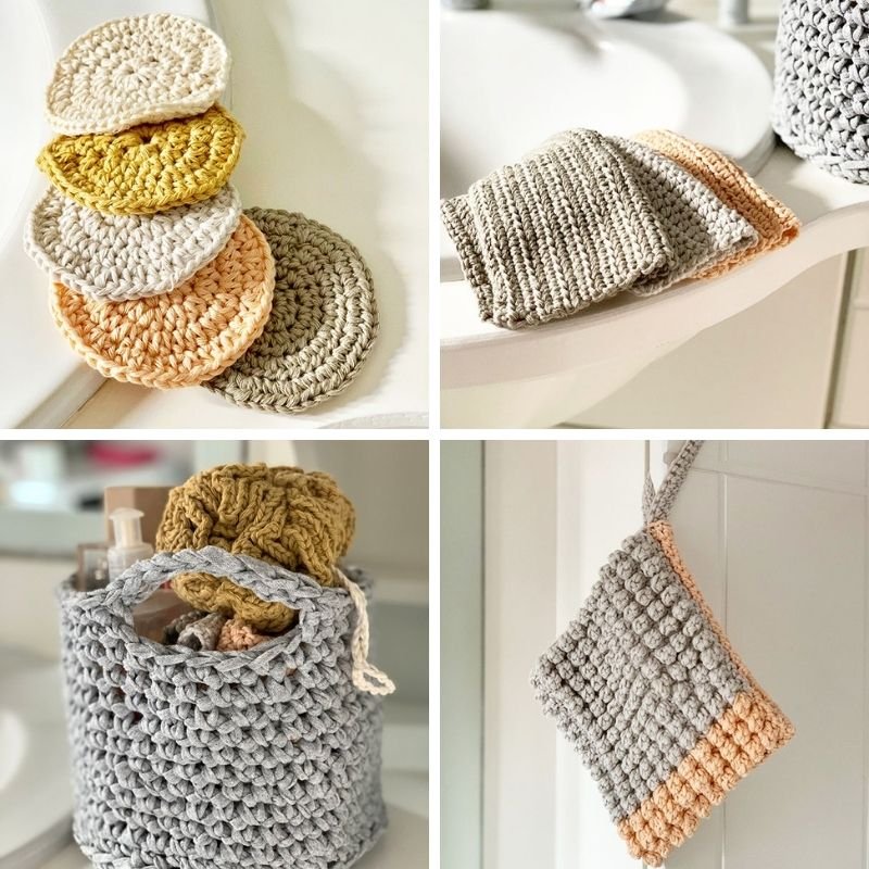 Bathroom Collection Crochet Patterns - Handy Little Me Shop
