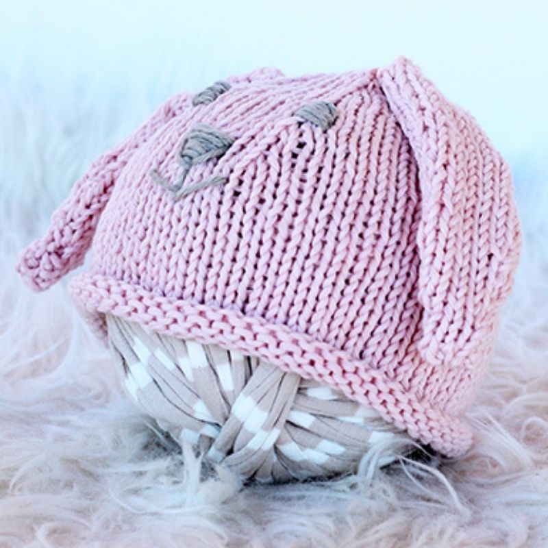 Bunny Ear Hat Knitting Pattern PDF โ Handy Little Me Shop