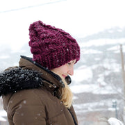 Cable Hat Knitting Pattern - Handy Little Me Shop