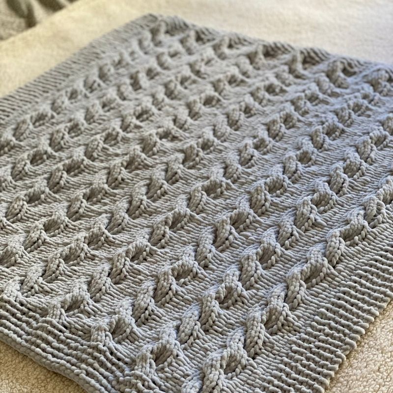 Chunky Cable Knit Blanket Pattern - Handy Little Me