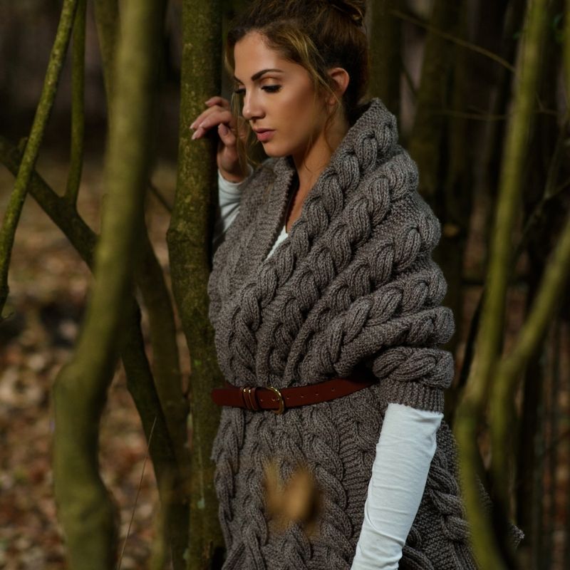 Cable Wrap Knitting Pattern - Handy Little Me Shop