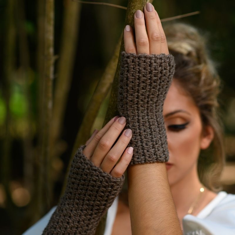 Hand Warmers Simple Fingerless Gloves Knitting Pattern Super Easy